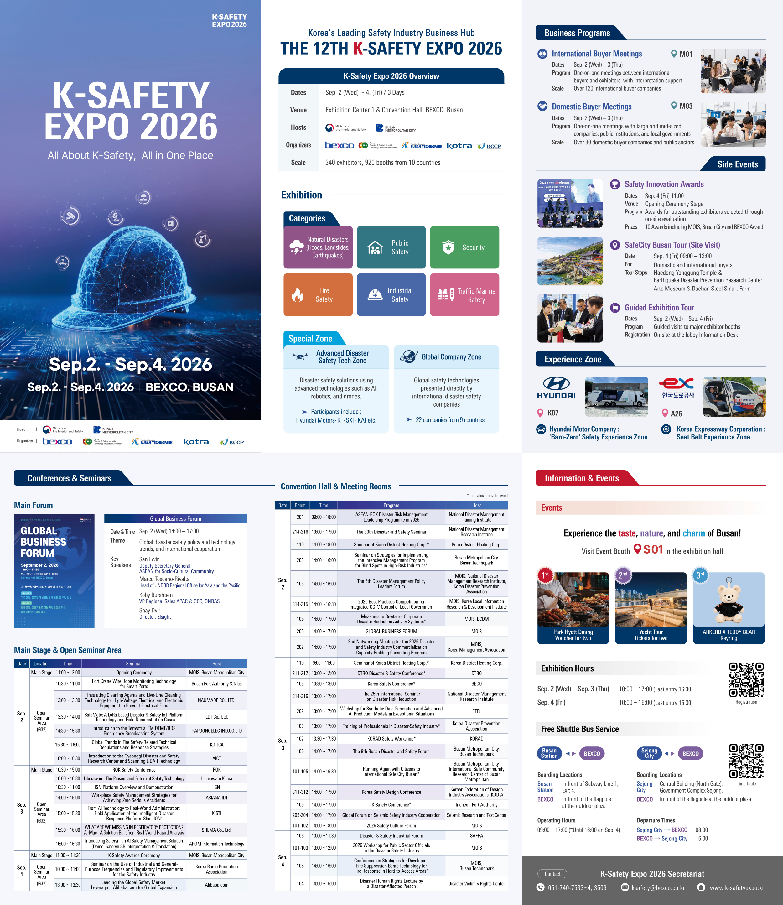 K-SAFETY EXPO 2026 Leaflet - Page 1